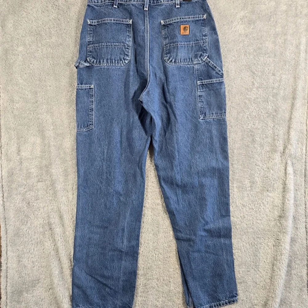 Carhartt B13 DST Mens Original Dungaree Fit Carpenter Jeans Dark Stone 34x33.5